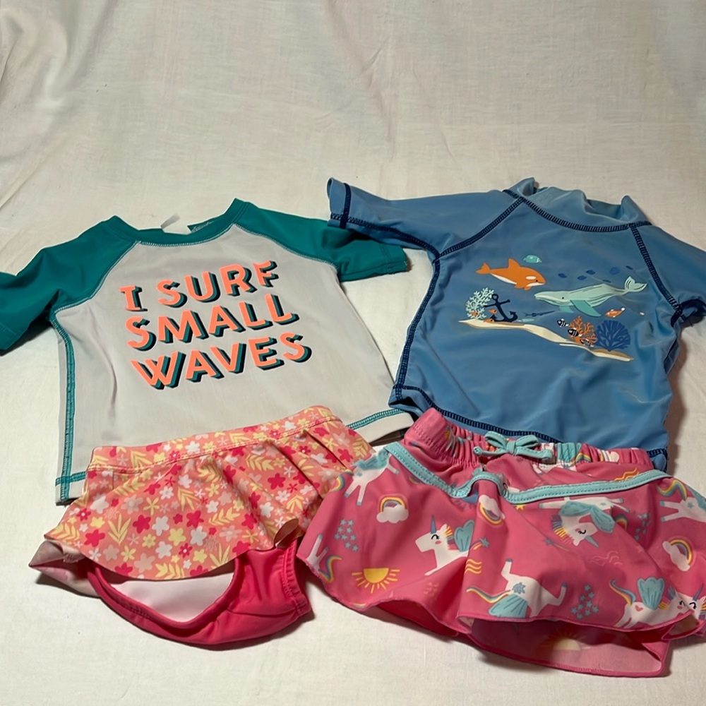 12-18M miss-matched tankini bundle